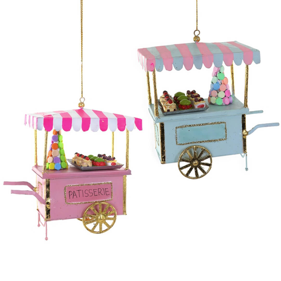 Patisserie Cart Ornament 5" THE HOLIDAY HOUSE