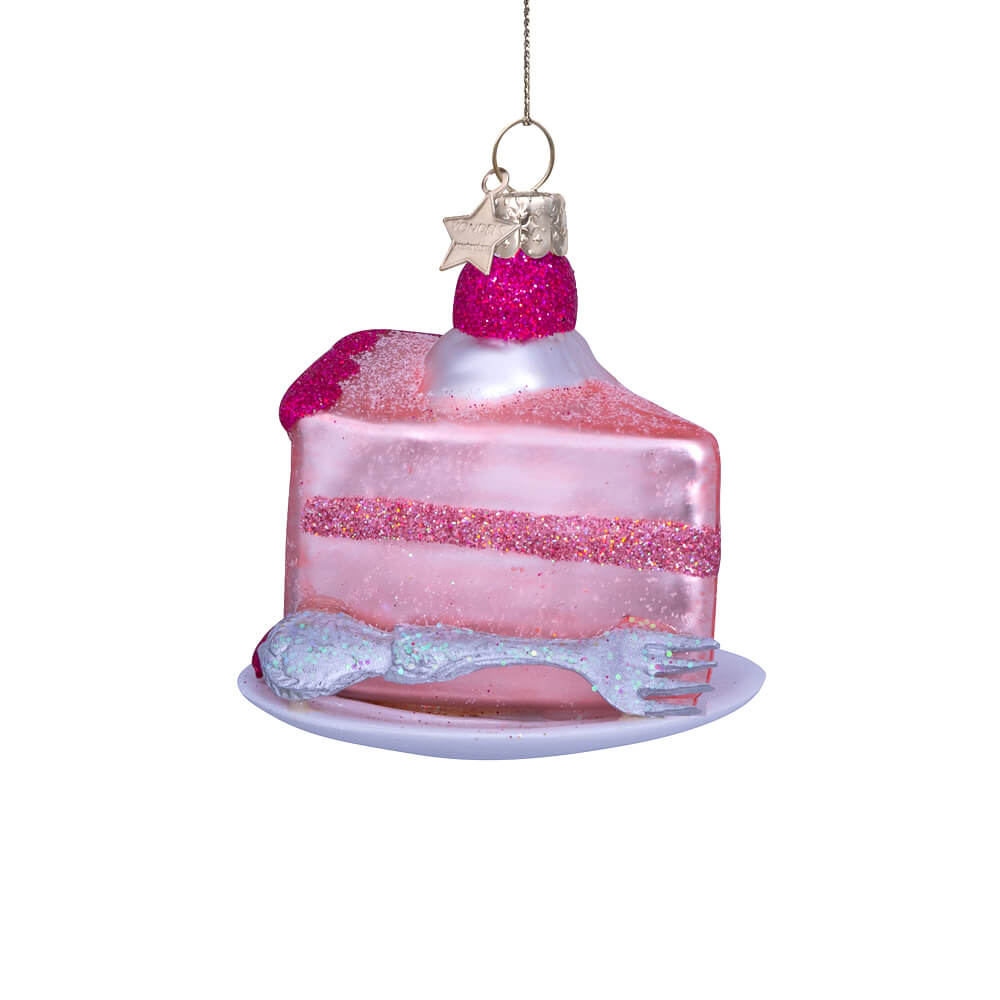 vondels-christmas-pink-cake-with-silver-fork-ornament-cherry-on-top