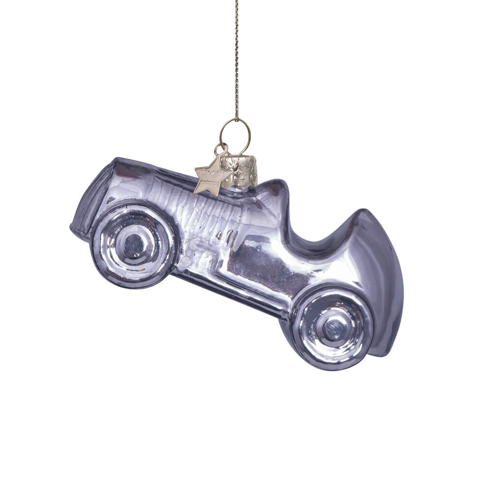 vondels-silver-opal-monopoly-car-christmas-ornament-side-view