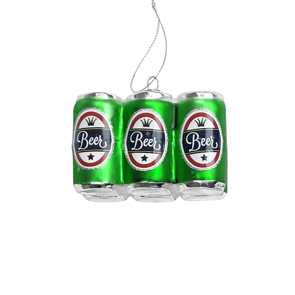 180-one-hundred-80-degrees-glass-six-pack-of-beer-christmas-ornament-green