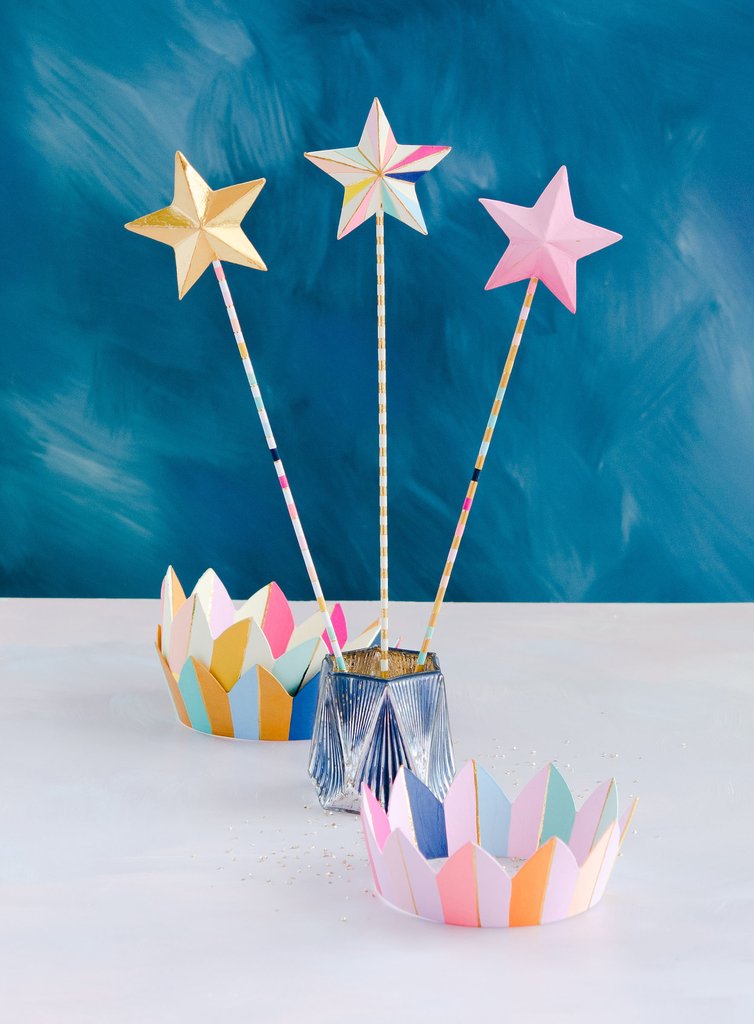 Rainbow Wand Gold Star