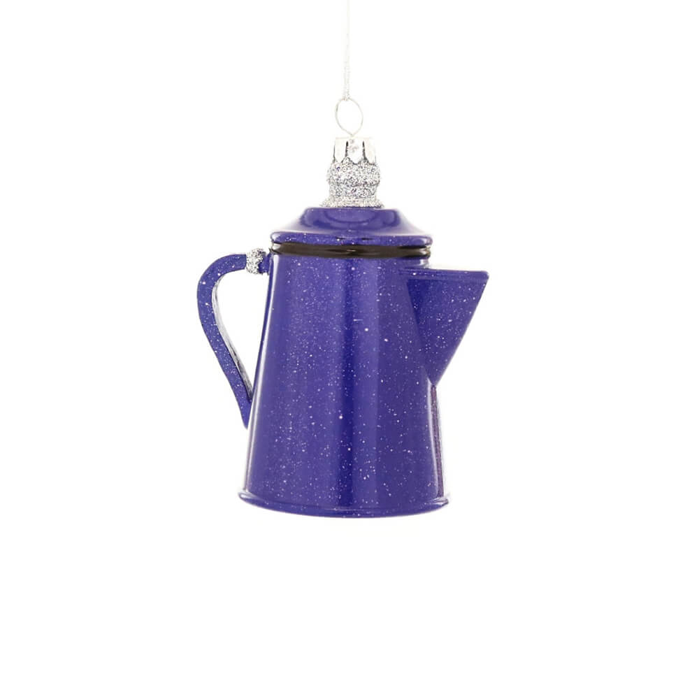 Campfire Coffee Pot Ornament 4.25" THE HOLIDAY HOUSE