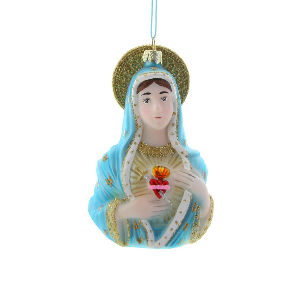    cody-foster-sacred-heart-mary-glass-ornament