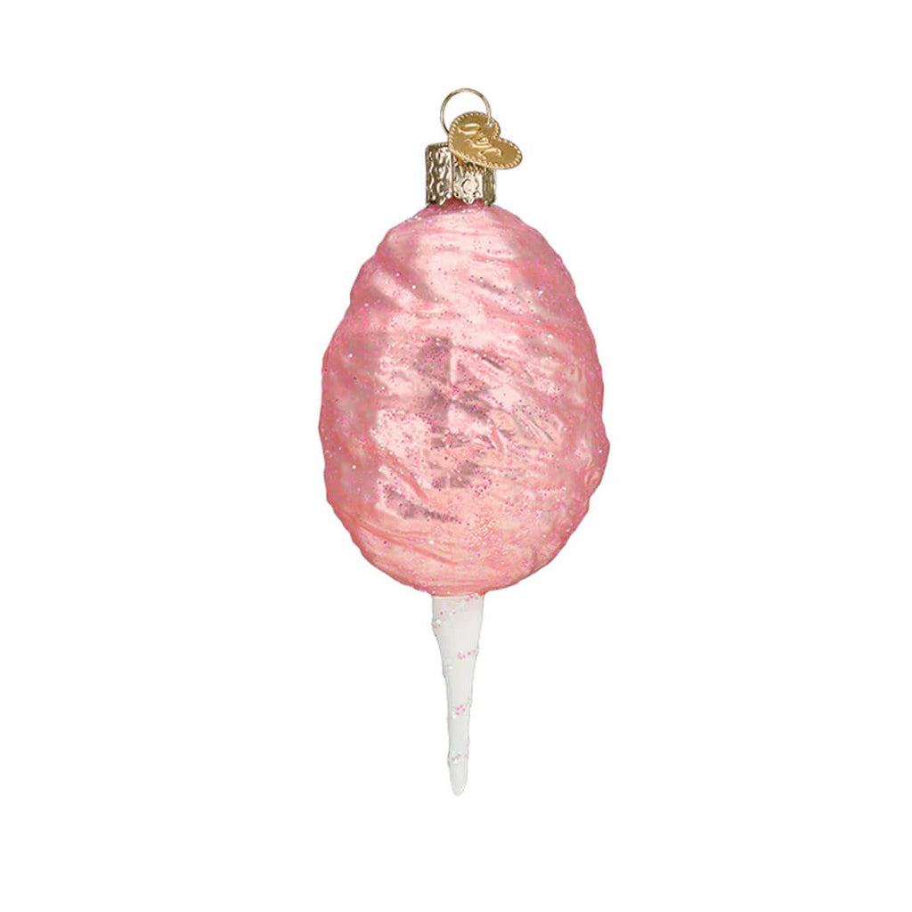 pink-cotton-candy-ornament-old-world-christmas-front-view