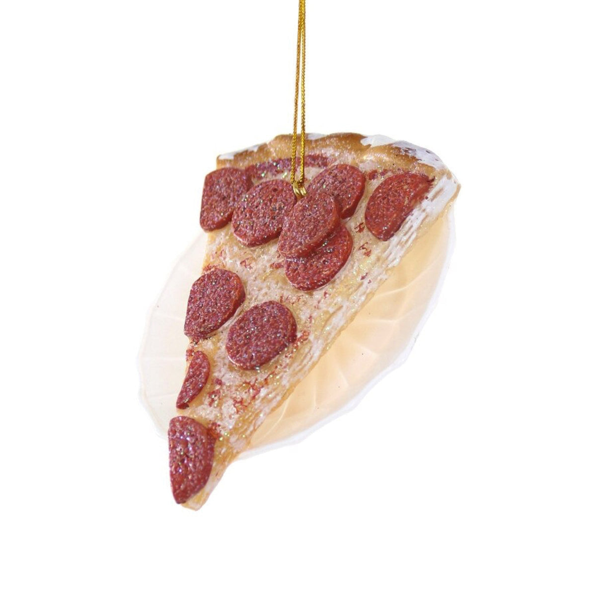 2 AM Pizza Slice Ornament 4" - bubblegum market