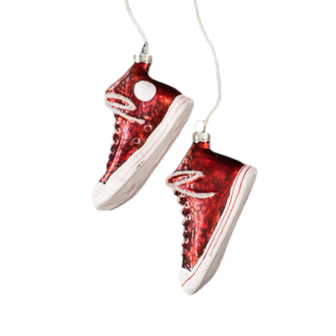 Red High Top Ornament 3"