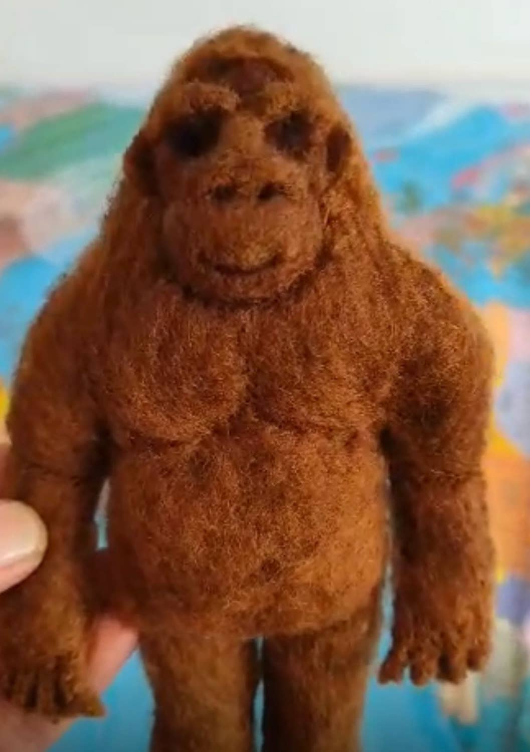 Big Foot Felt Ornament - bubblegum market