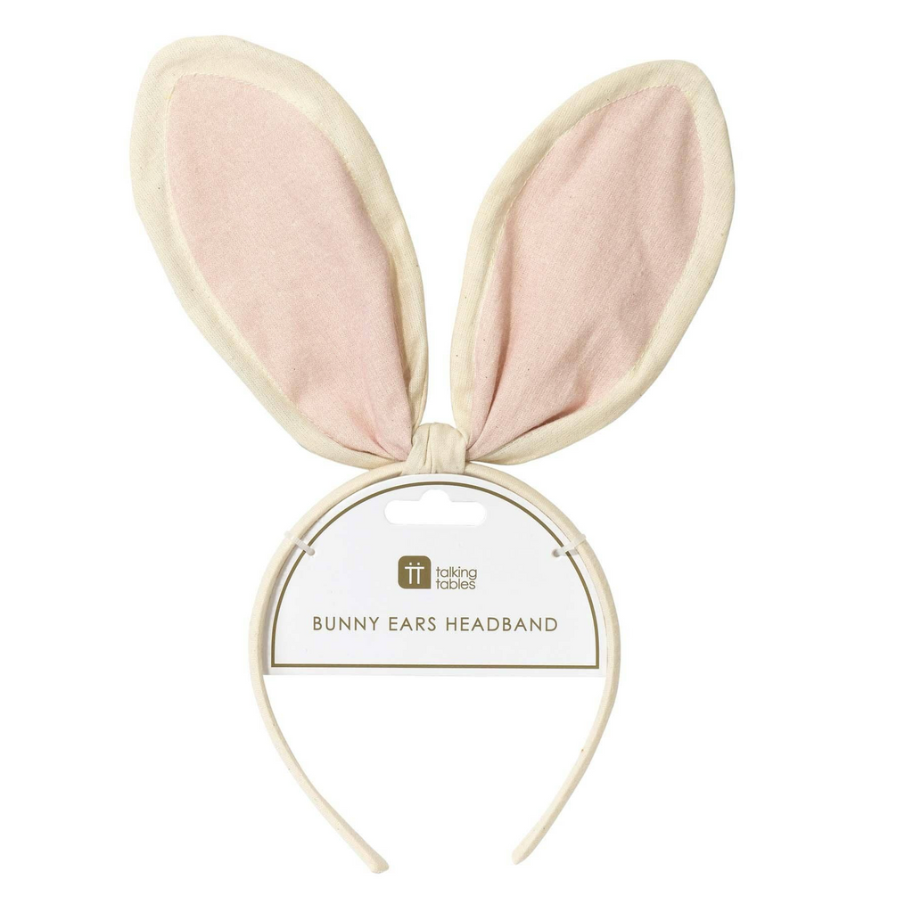 Pink Dress Up Bunny Ears Headband