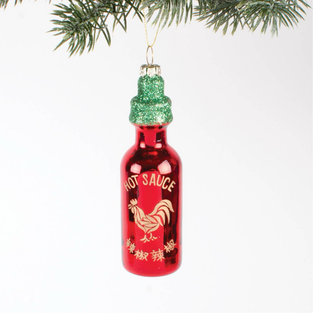 Hot Sauce Boxed Ornament 5.25"