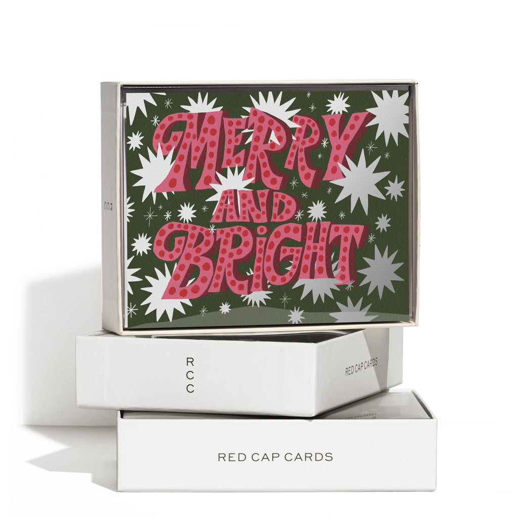 Sparkling Merry & Bright Holiday Greeting Card Boxed Set