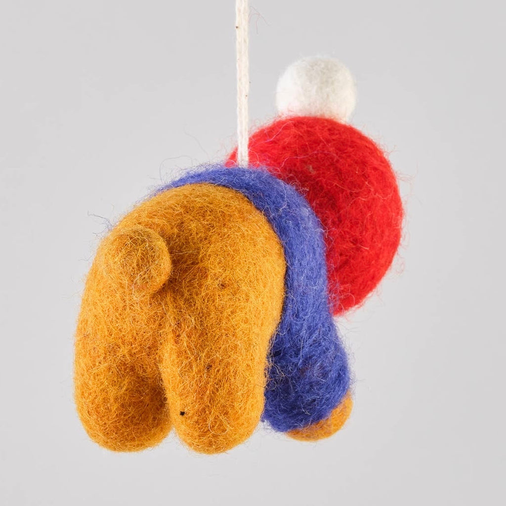 'Ronnie' Hanging Felt Ornament