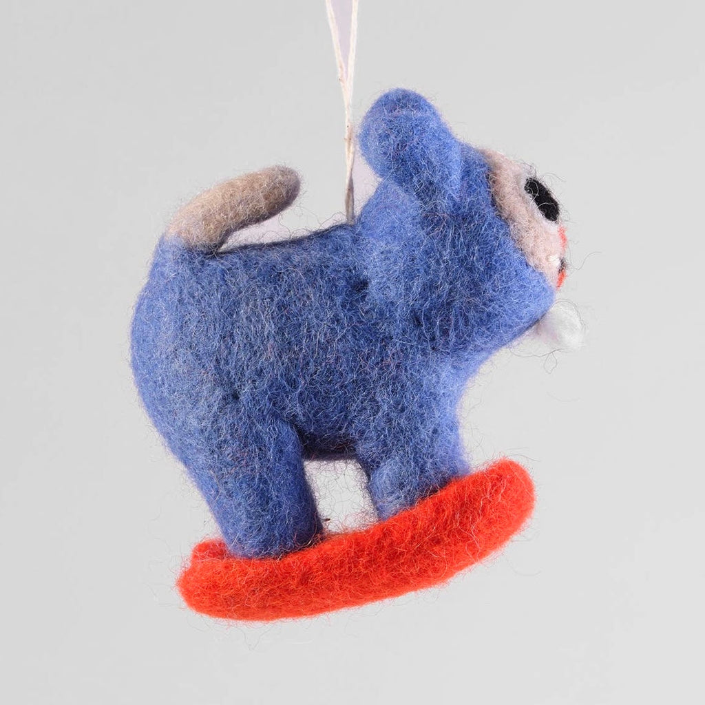 'Eddie' Hanging Felt Ornament