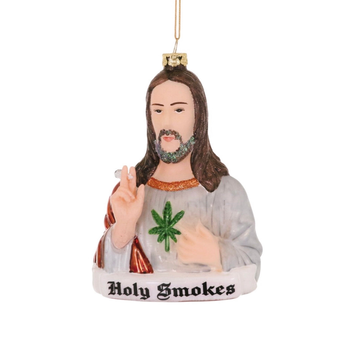 Holy Smokes Ornament 5.25" - bubblegum market