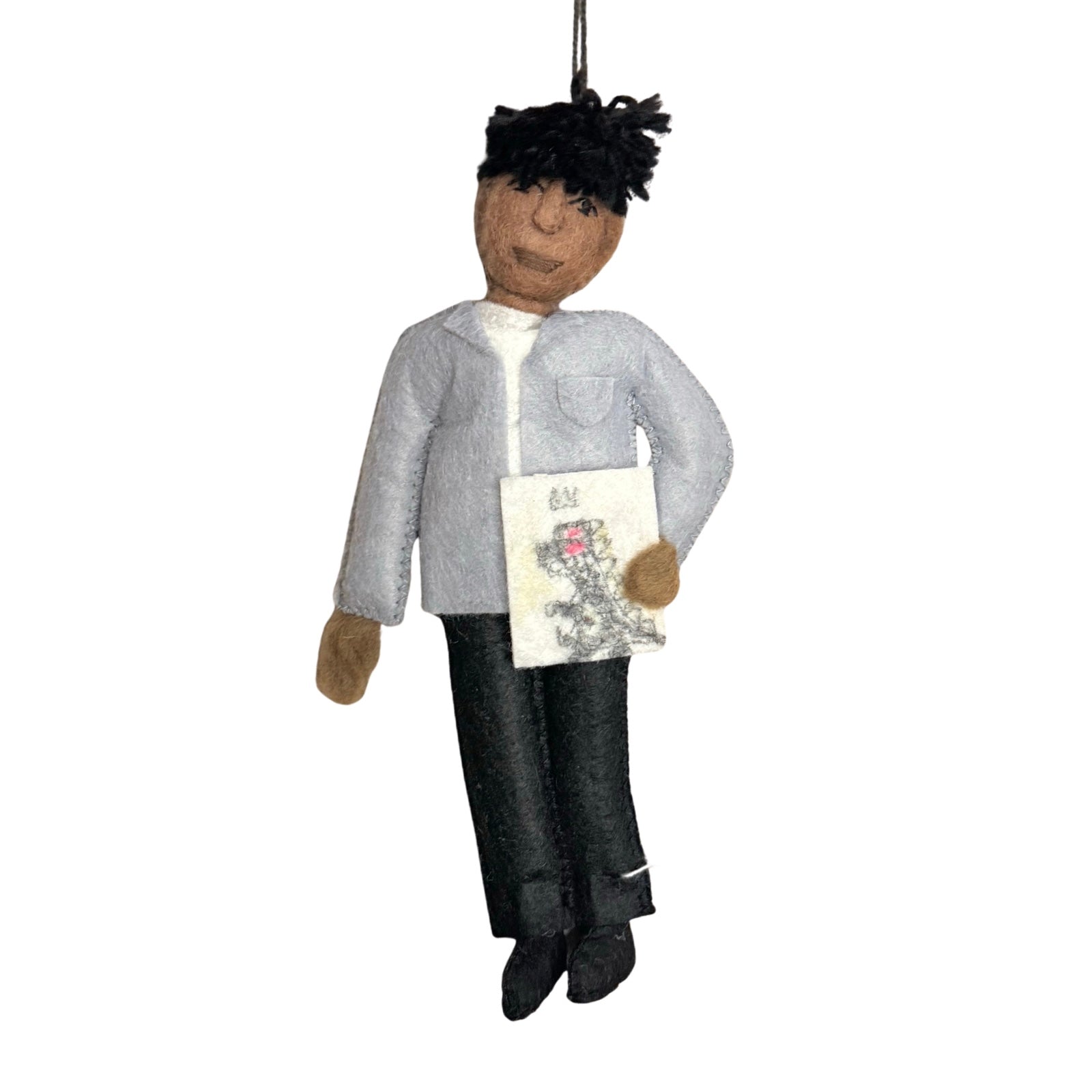 Jean-Michel Basquiat Felt Ornament - bubblegum market