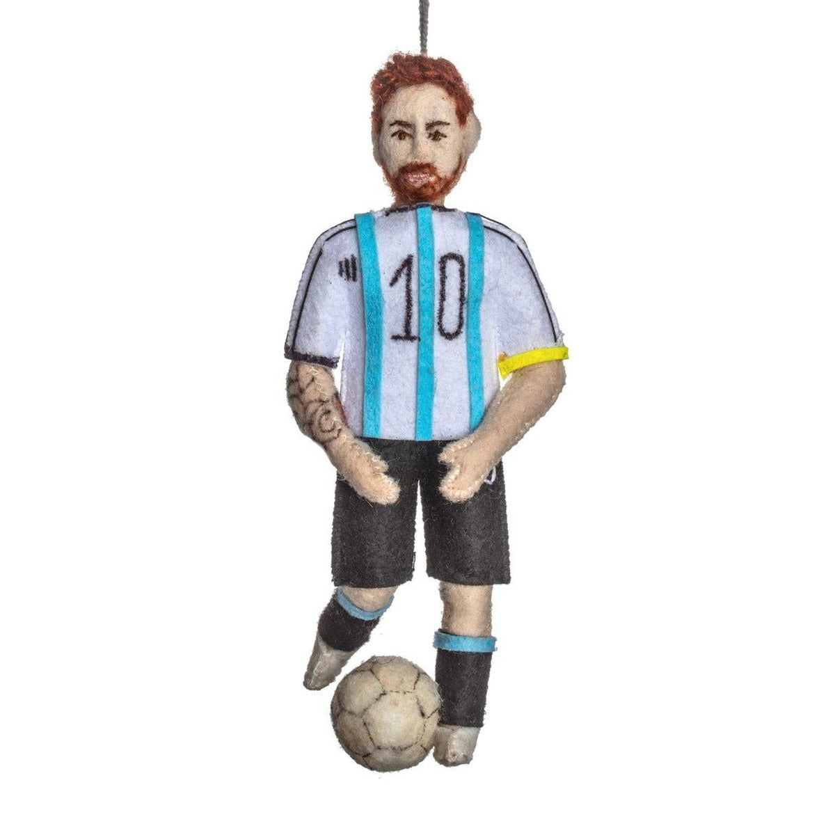 Lionel Messi Felt Ornament - bubblegum market