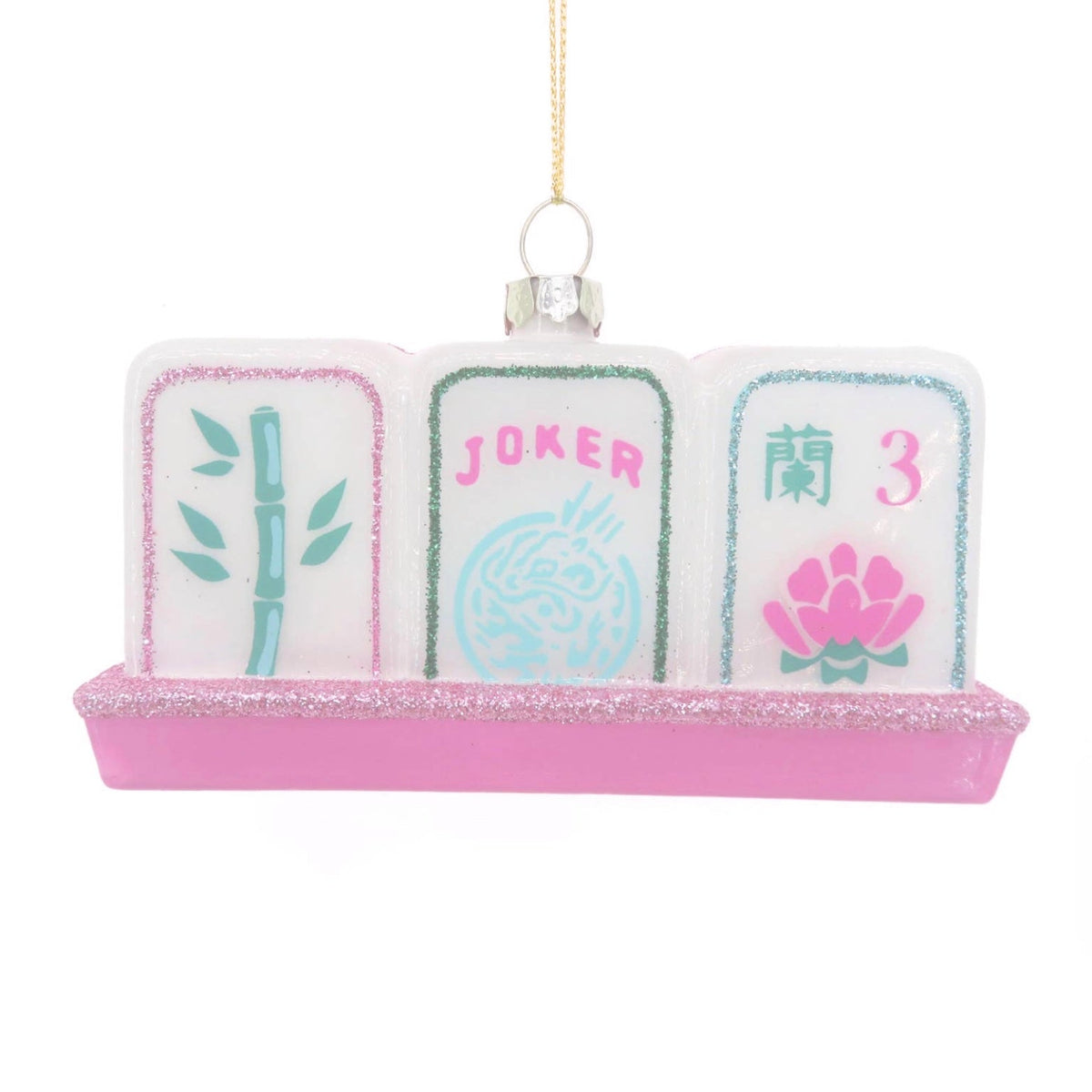 Mahjong Tiles Ornament 4.5" - bubblegum market