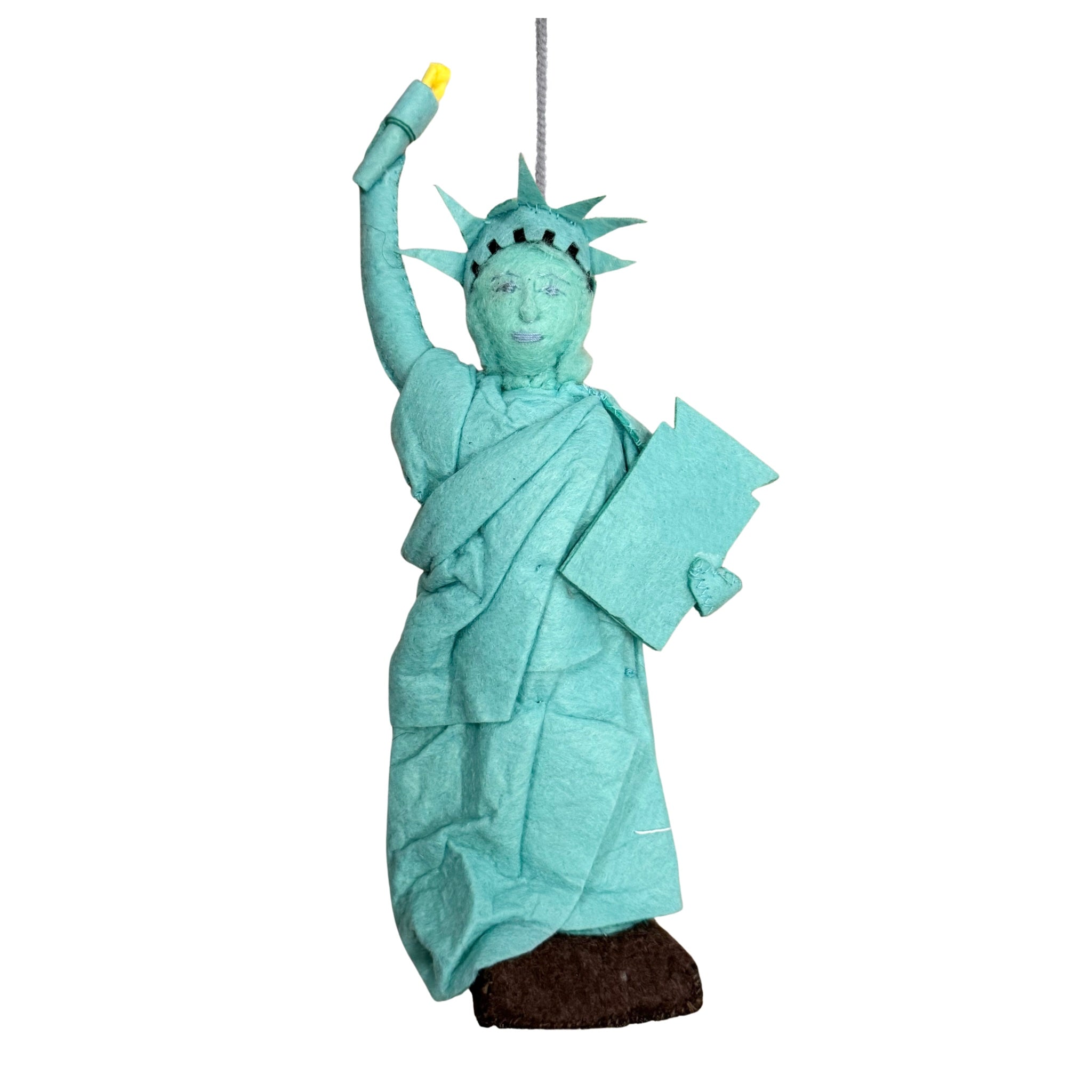 Statue of Liberty Felt Ornament - bubblegum market