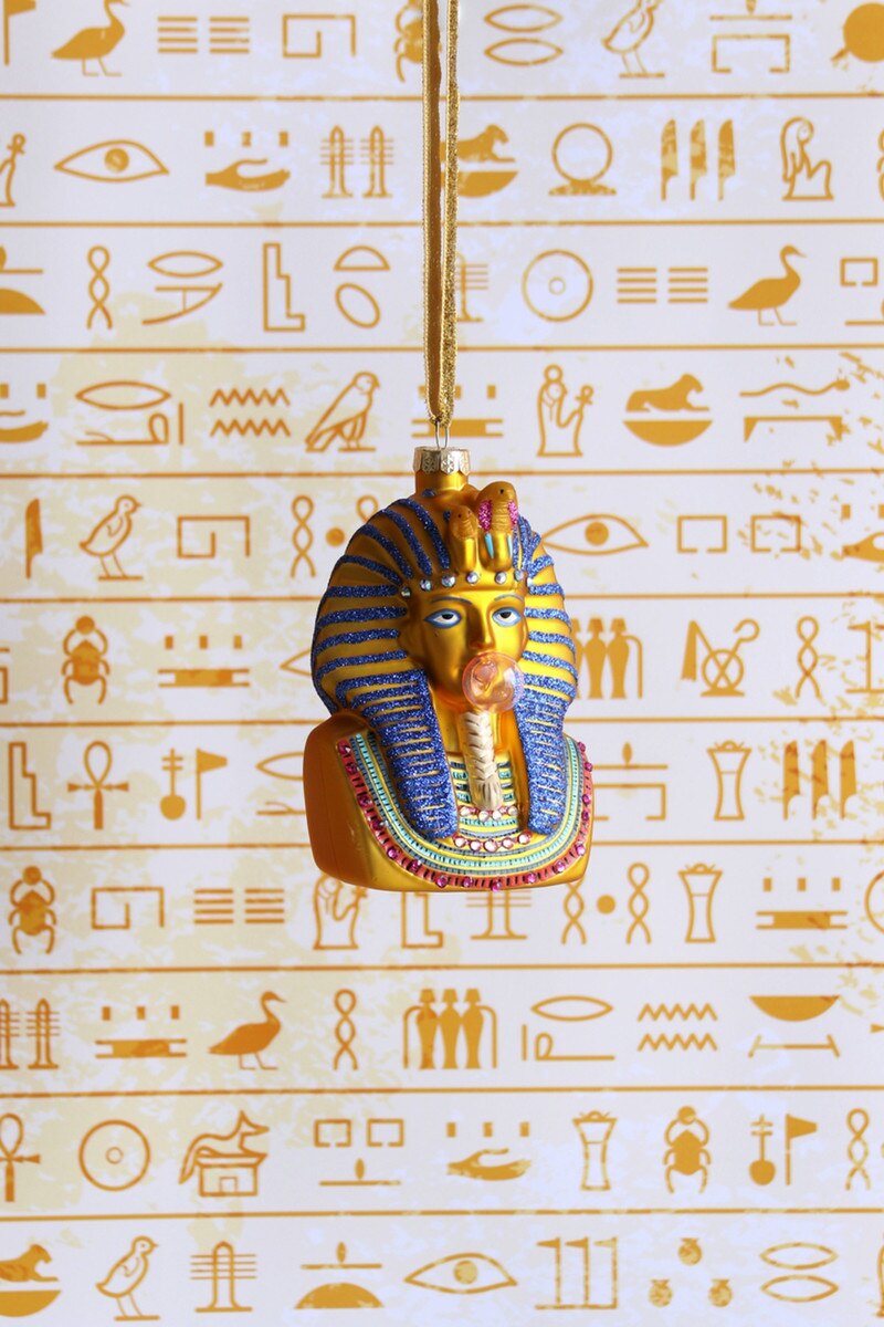 Tutankhamun w/ Bubble Ornament 5" - bubblegum market