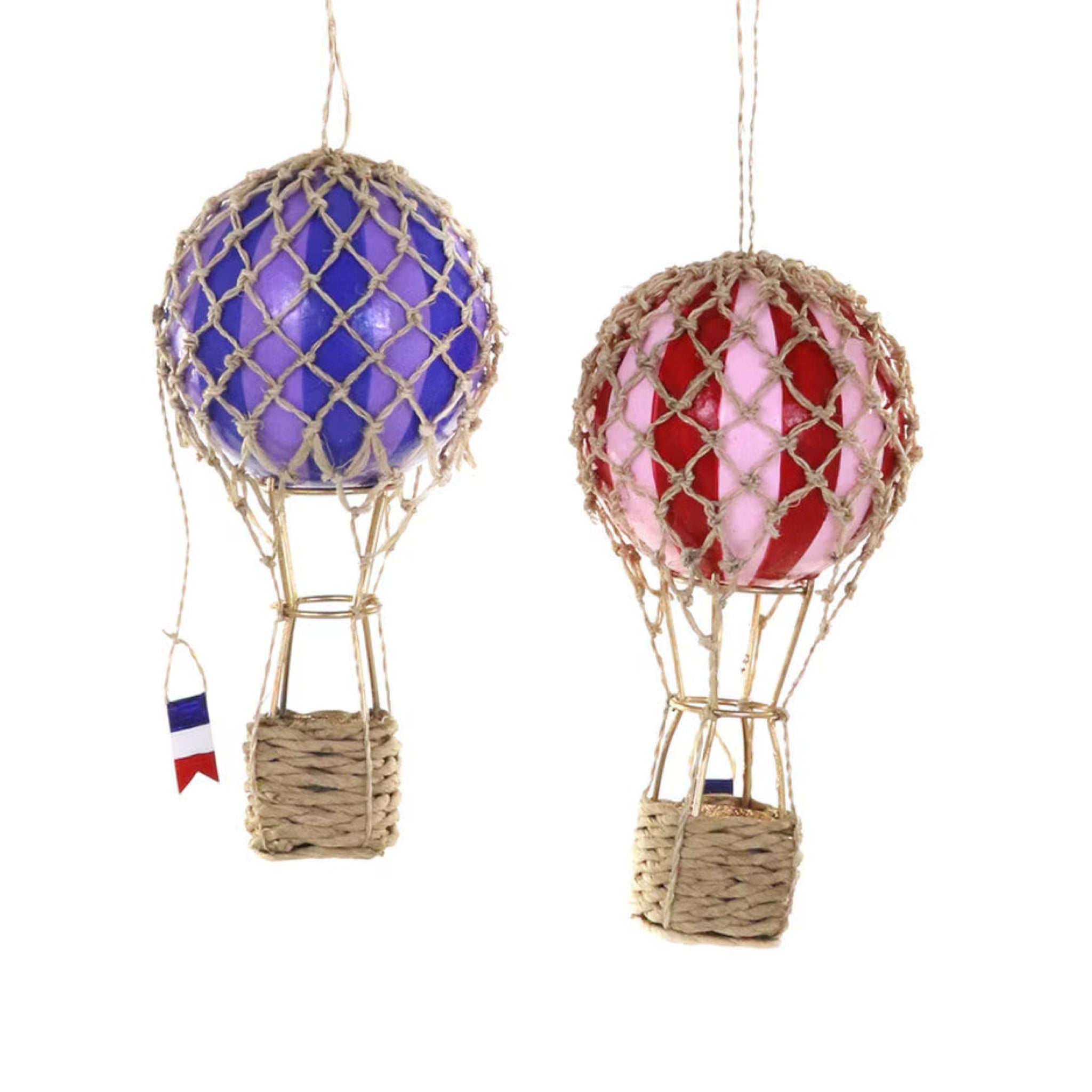 Hot Air Balloon Ornament 5.75"