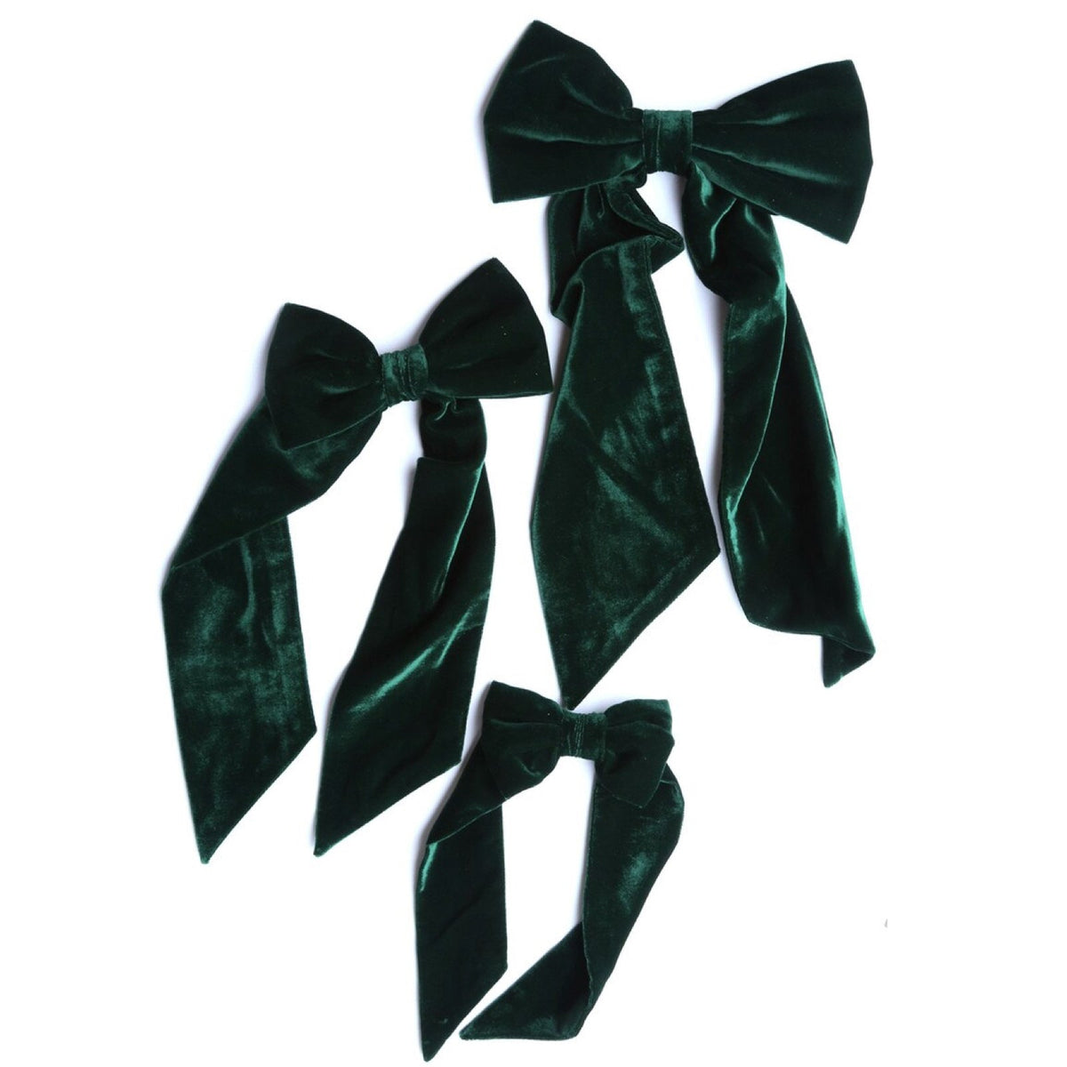 Evergreen Bow Set (Set of 3)