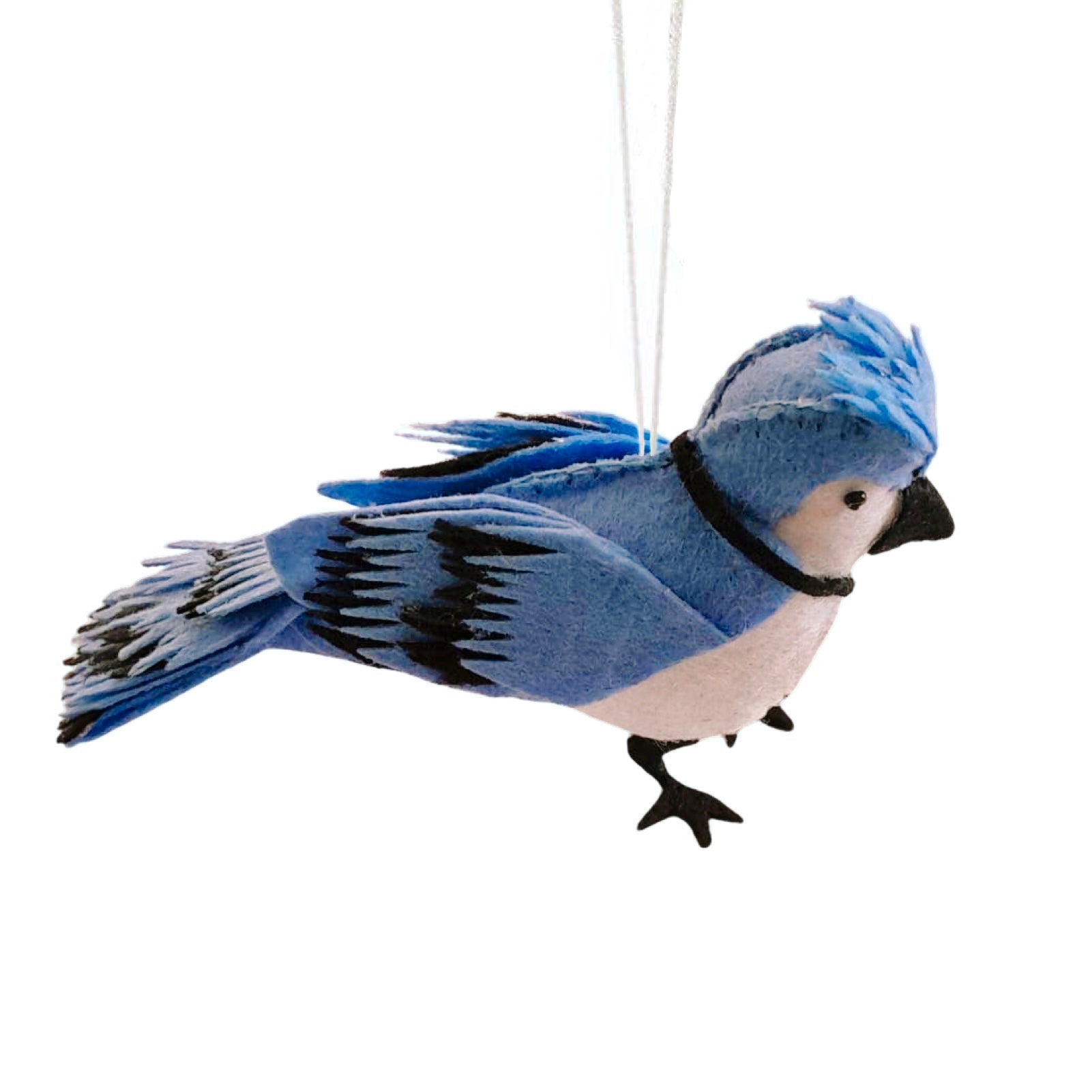 Blue Jay Felt Ornament