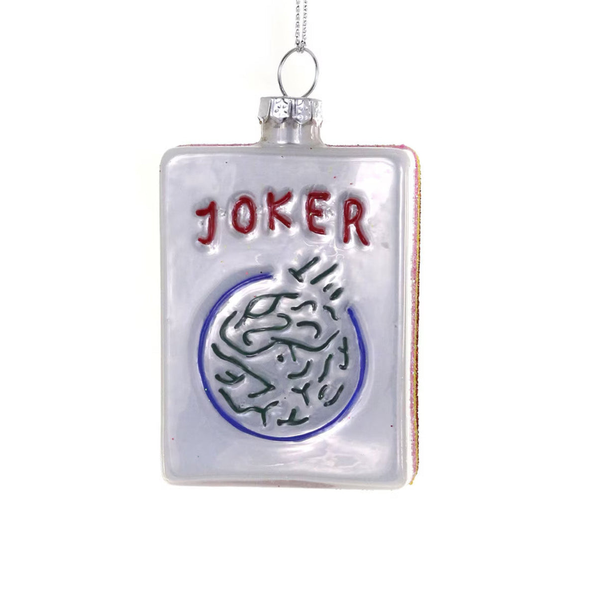 Joker Mahjong Ornament 2.5" - bubblegum market