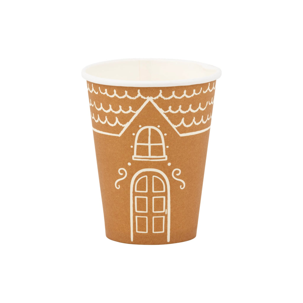 Gingerbread Handled Paper Cups