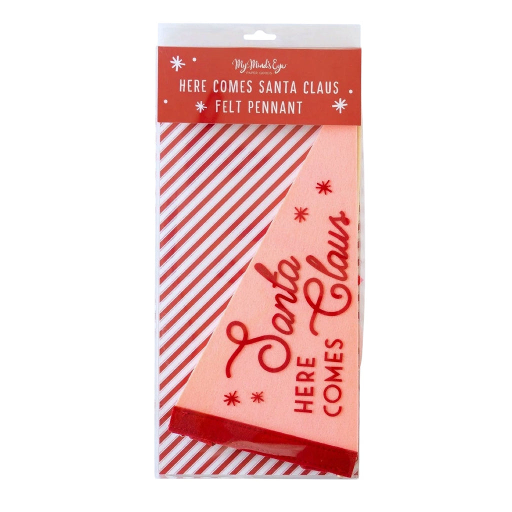 Whimsy Santa Felt Pennant Banner