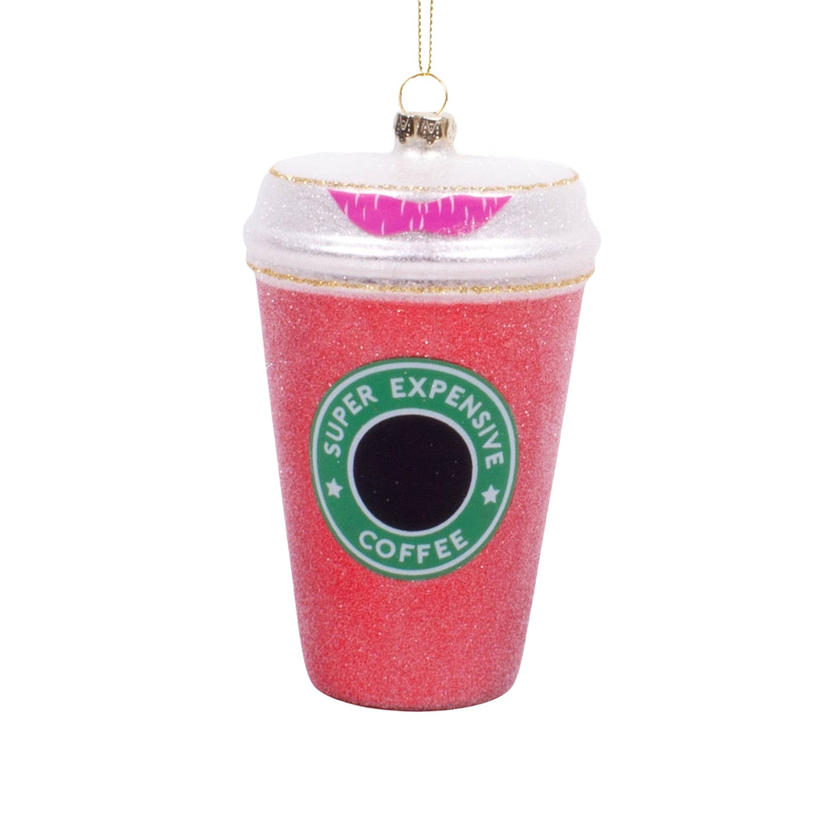 Expensive Coffee Ornament 4.75" - bubblegum market