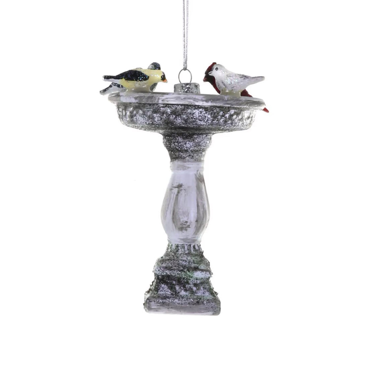 Birdbath Ornament 5"