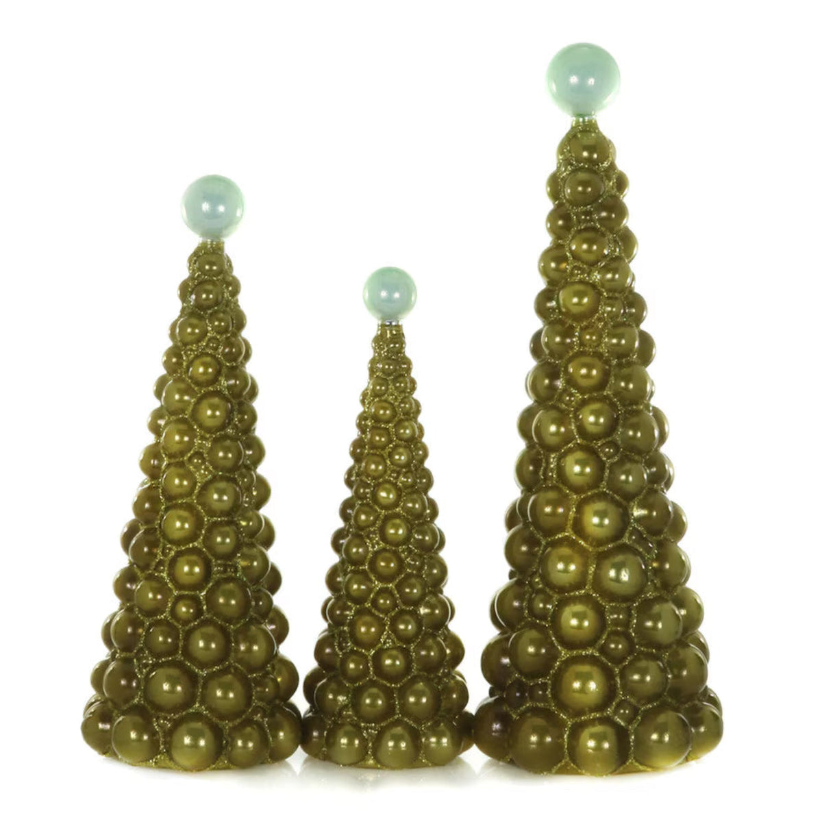 Bubble Trees Sage with Mint (Set of 3)