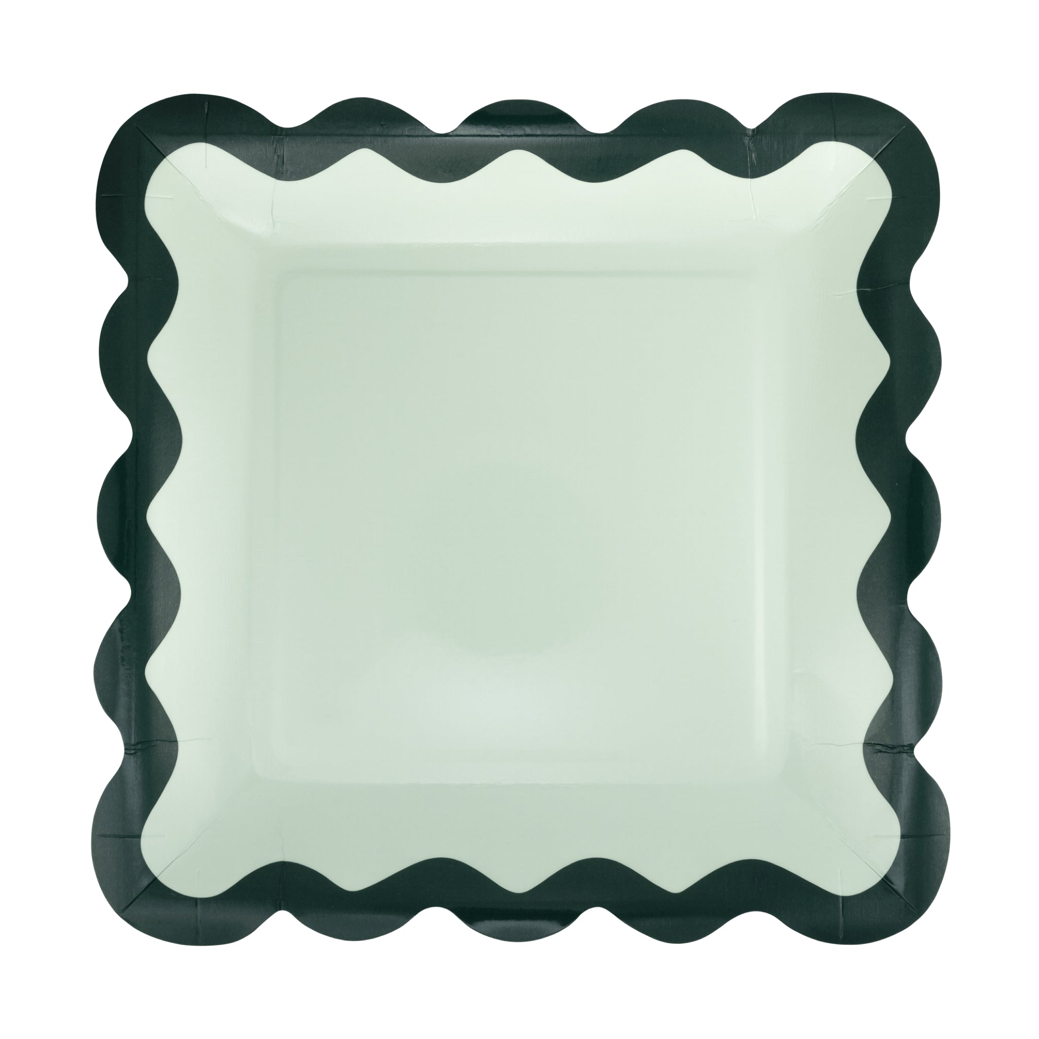 Red & Pink / Green & Mint Ric Rac Plates 9"