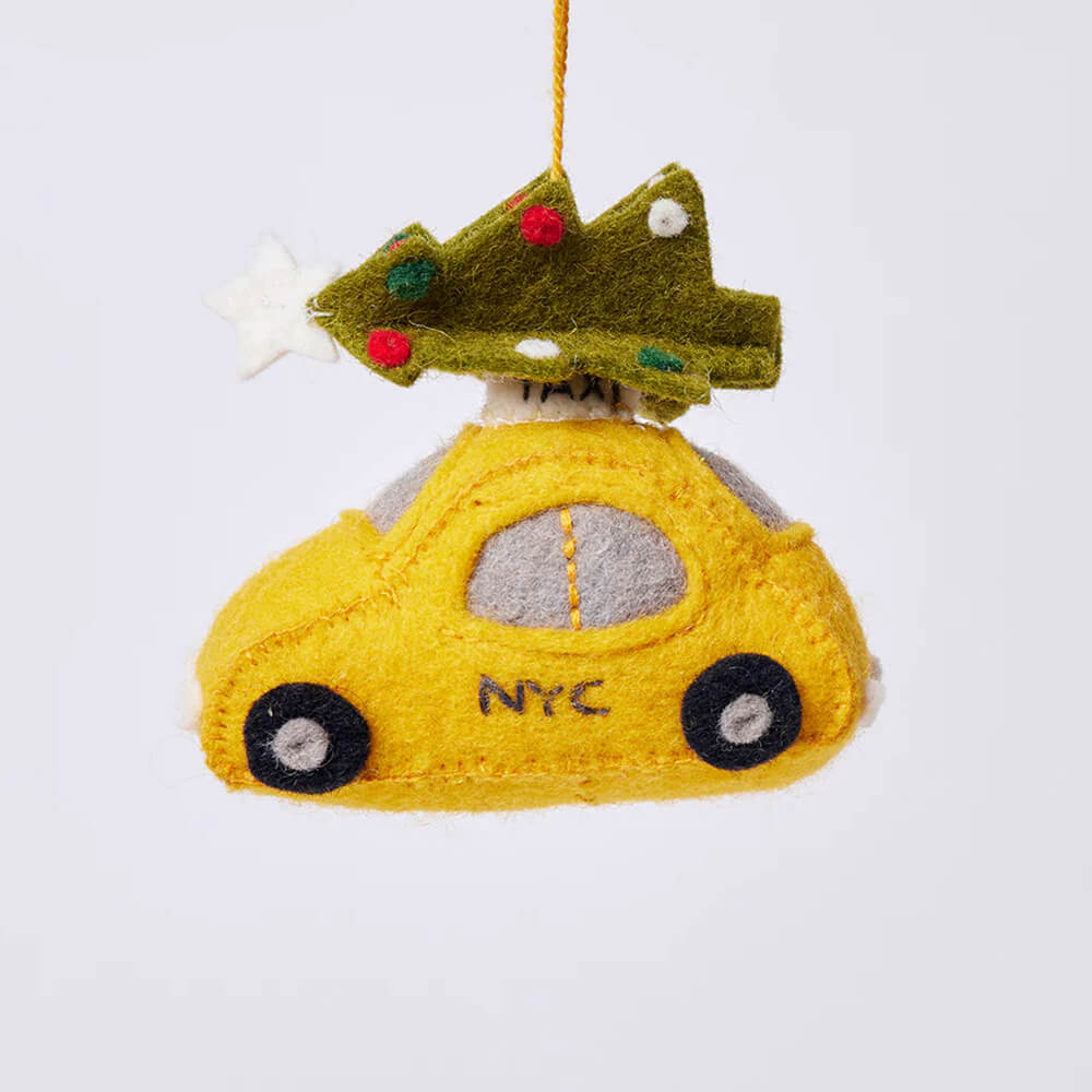 NYC-Yellow-Holiday-Taxi-with-Christmas-Tree-Felt-Ornament-Craftspring