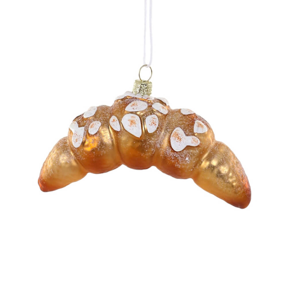 Almond Croissant Ornament 4.25" - bubblegum market