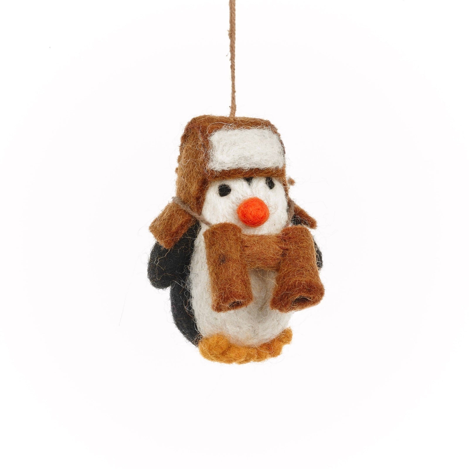 Arctic Explorer Penguin Felt Ornament 3" - bubblegum market