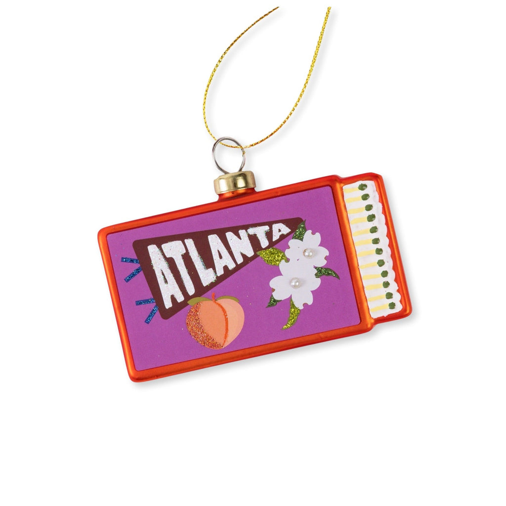 Atlanta Matchbook Ornament 3.5" - bubblegum market