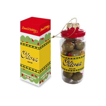 Jar of Olives Ornament 5.5"