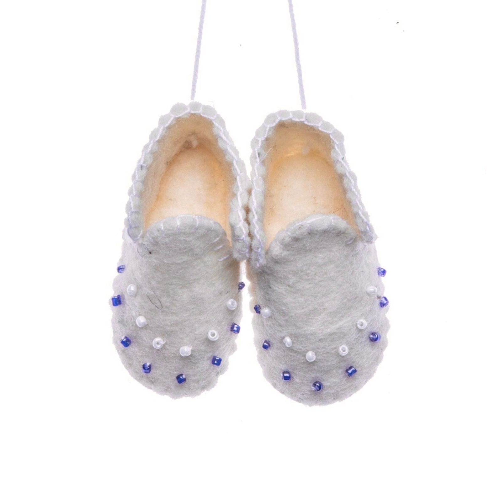 Baby Booties Felt Ornament - bubblegum market