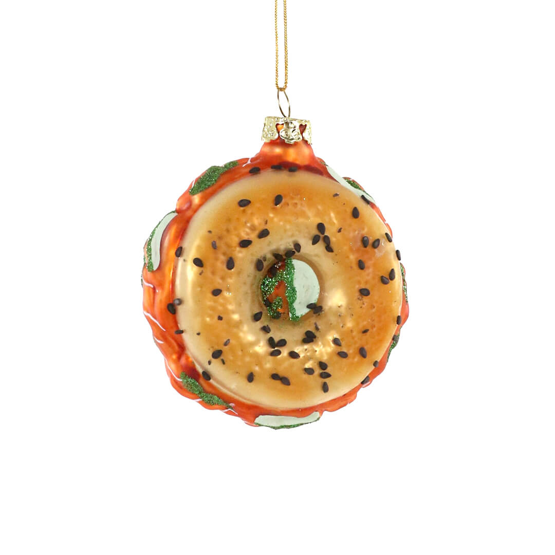 Bagel with Lox Ornament