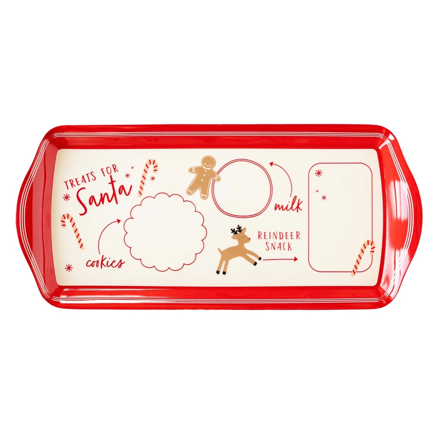 Believe Christmas Santa Cookie Mini Melamine Tray - bubblegum market