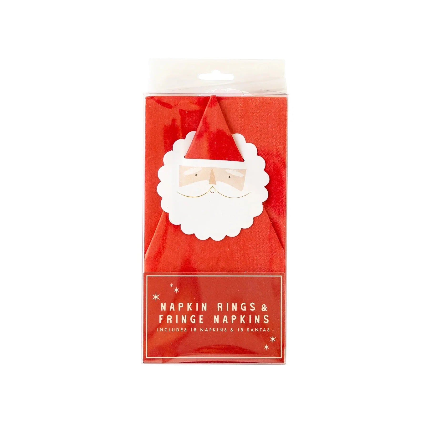 Believe Christmas Santa Napkin Ring and Napkin Set - bubblegum market