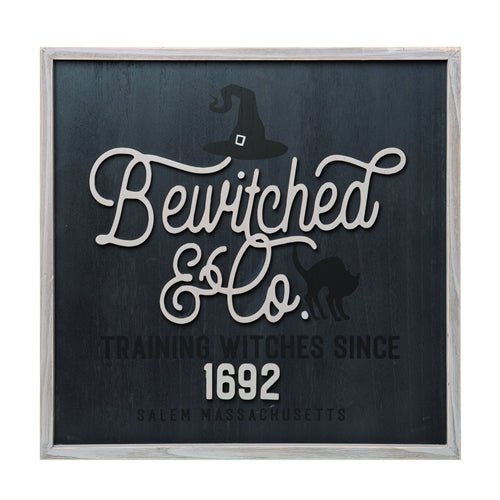 Bewitched Framed Halloween Wall Art - bubblegum market