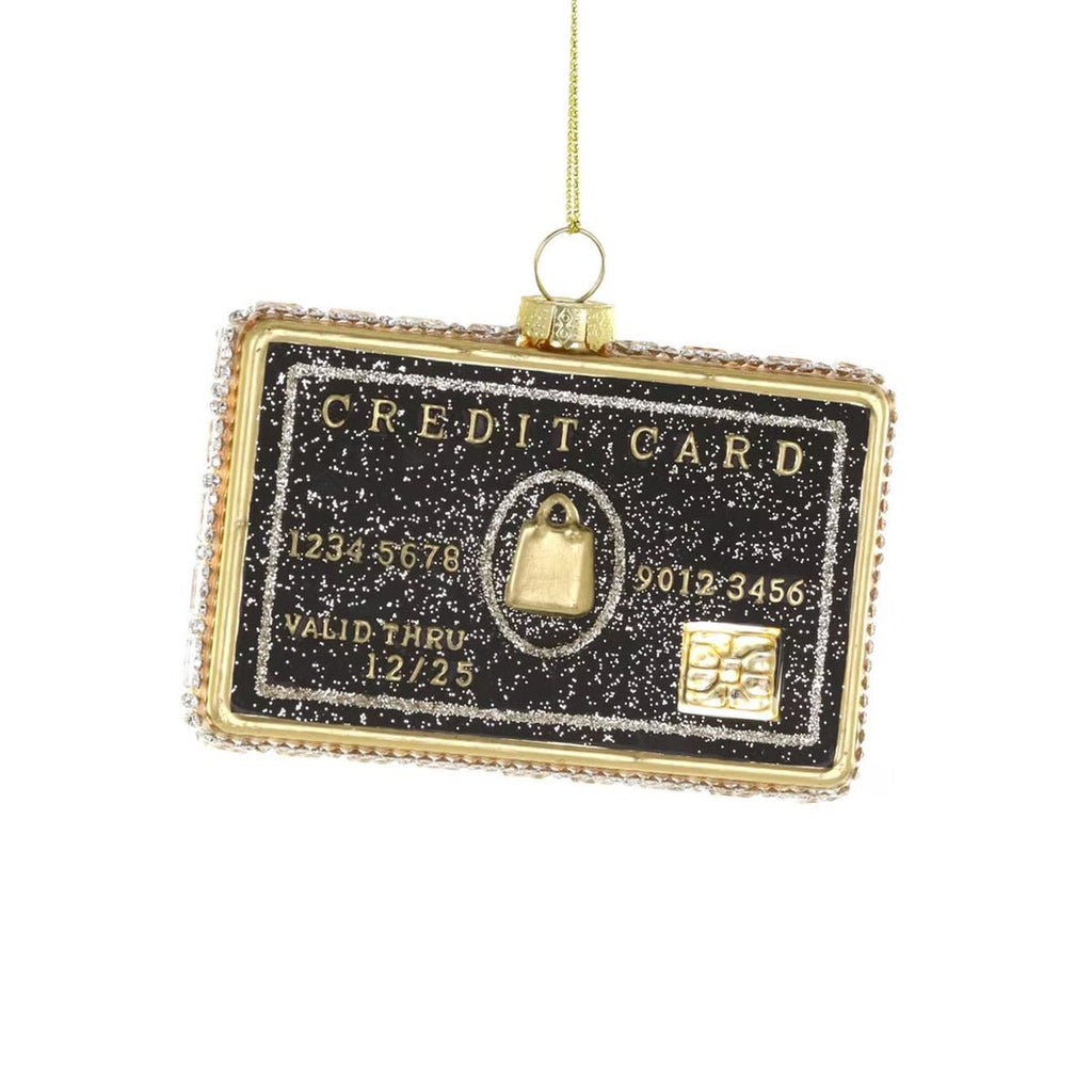 Black Credit Card Ornament 3.5" - bubblegum market