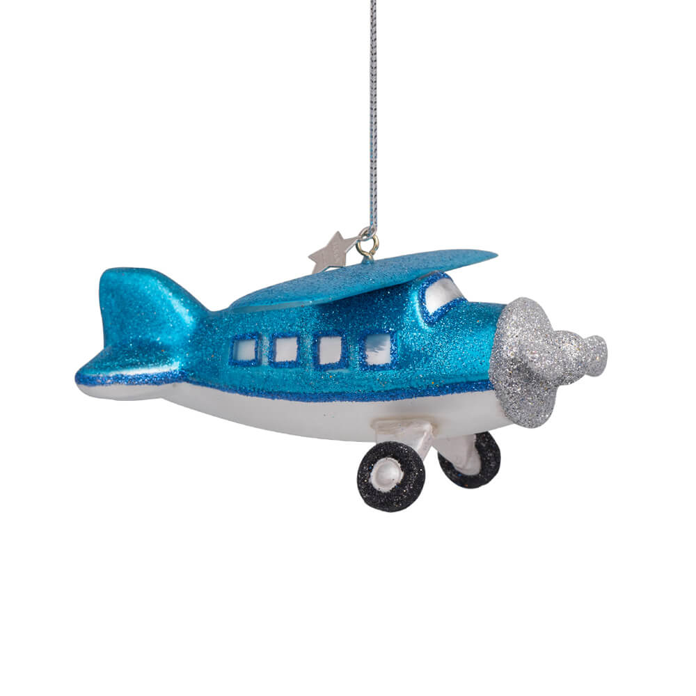 blue-airplane-glider-ornament-vondels-christmas