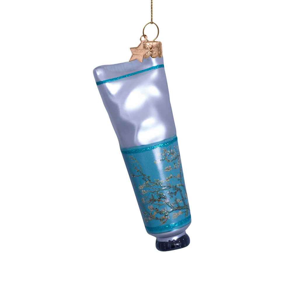 blue-van-gogh-museum-blossom-paint-tube-ornament-vondels-christmas-amsterdam-back-view