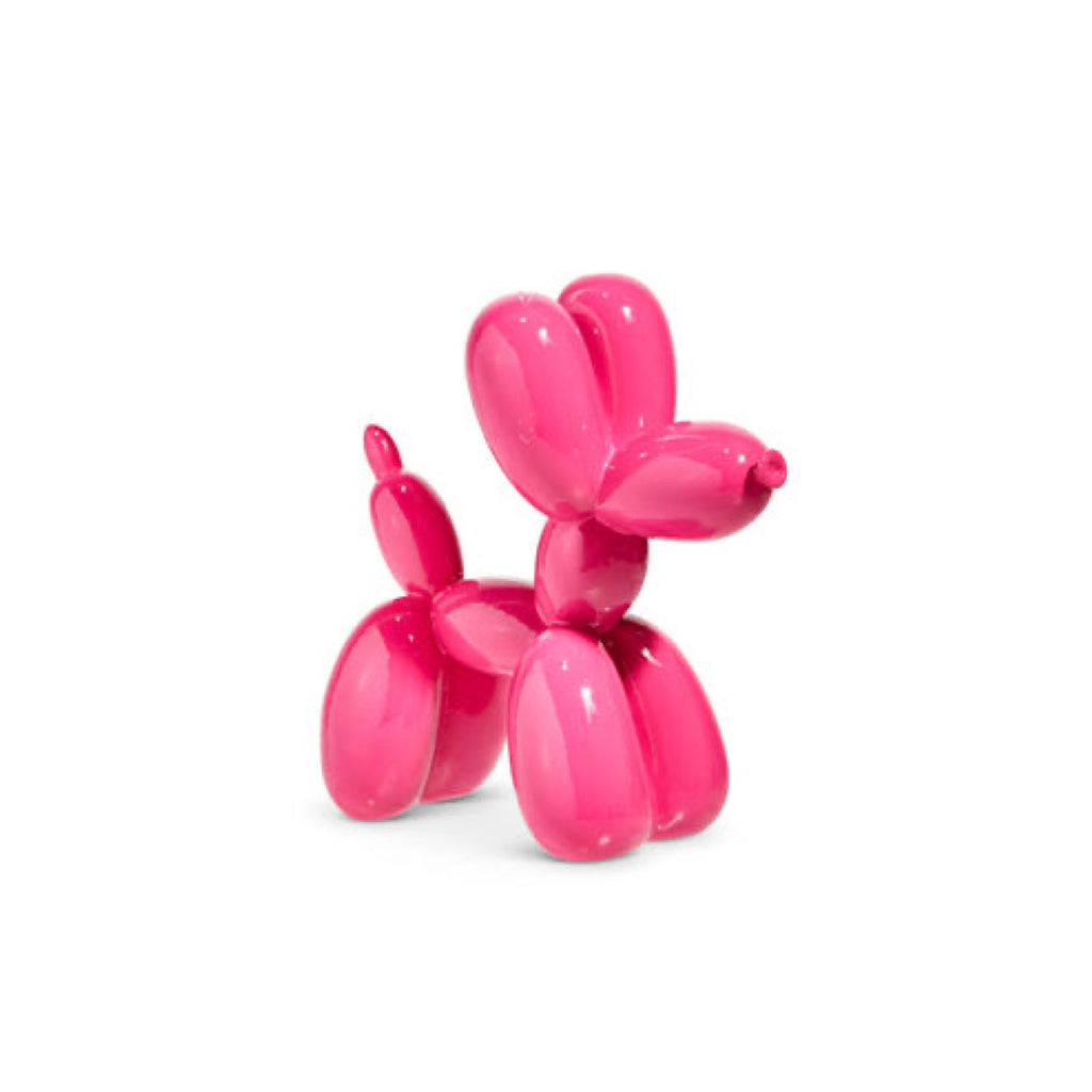 Blushing Holiday Pink Balloon Dog Ornament 5" - bubblegum market