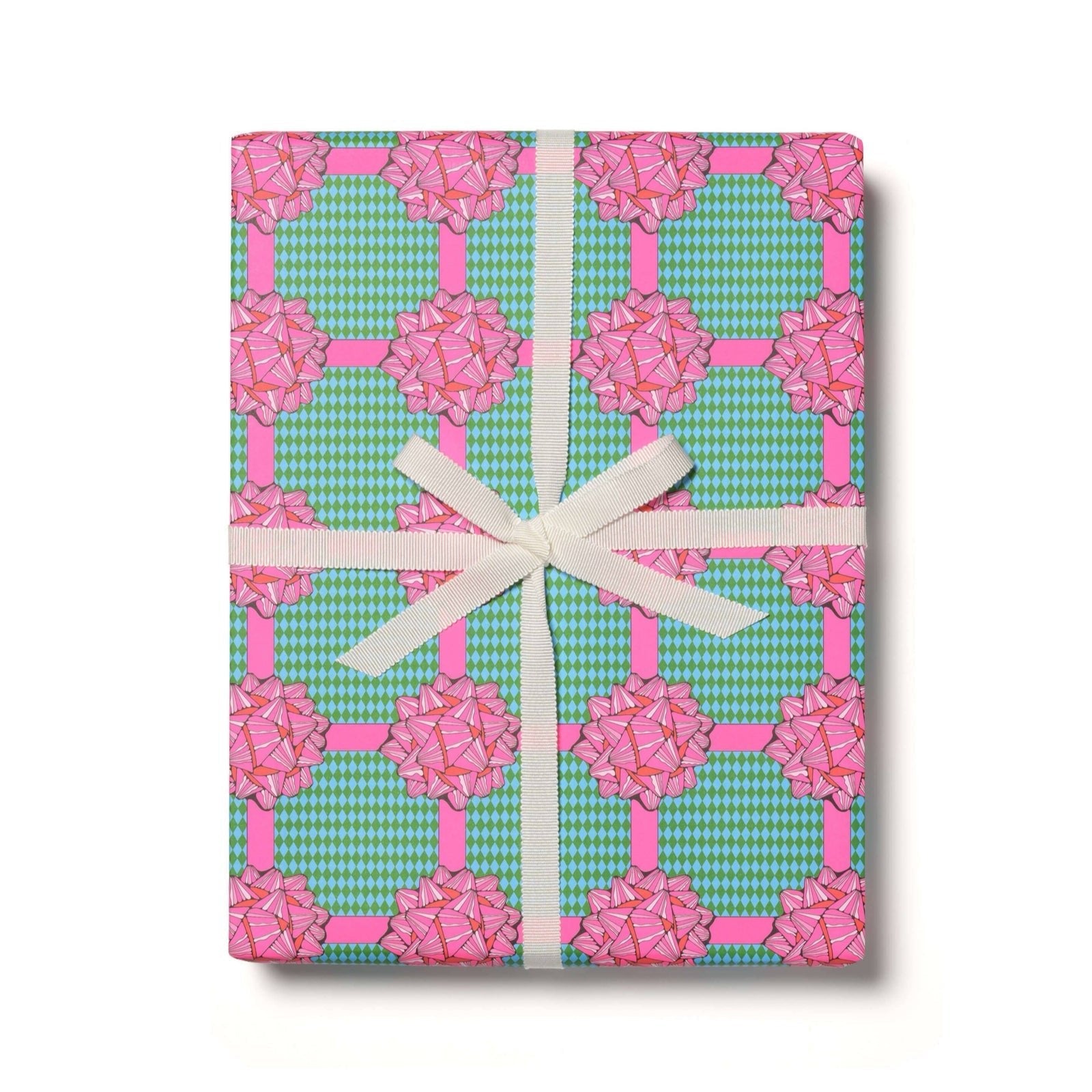 Bows Wrapping Paper Sheets (Roll of 3) - bubblegum market