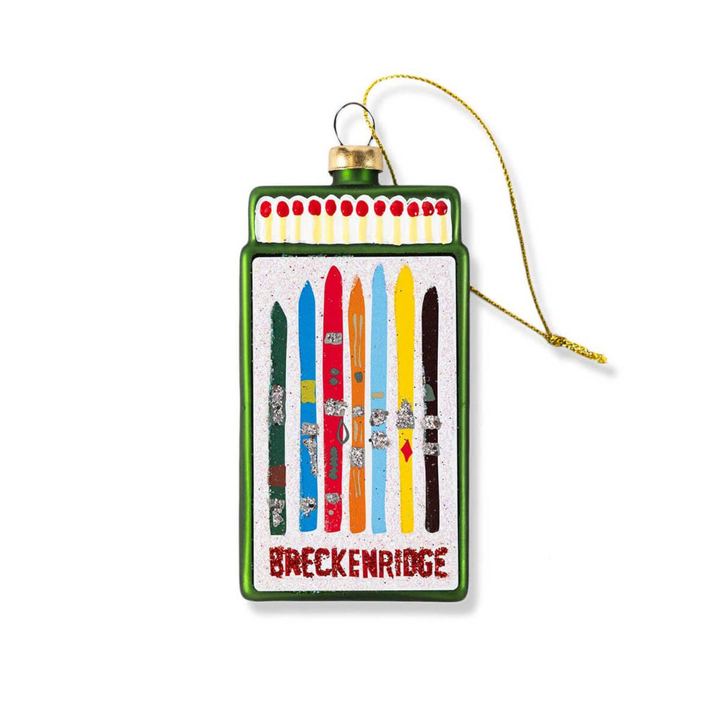 Breckenridge Matchbook Ornament 3.5" - bubblegum market