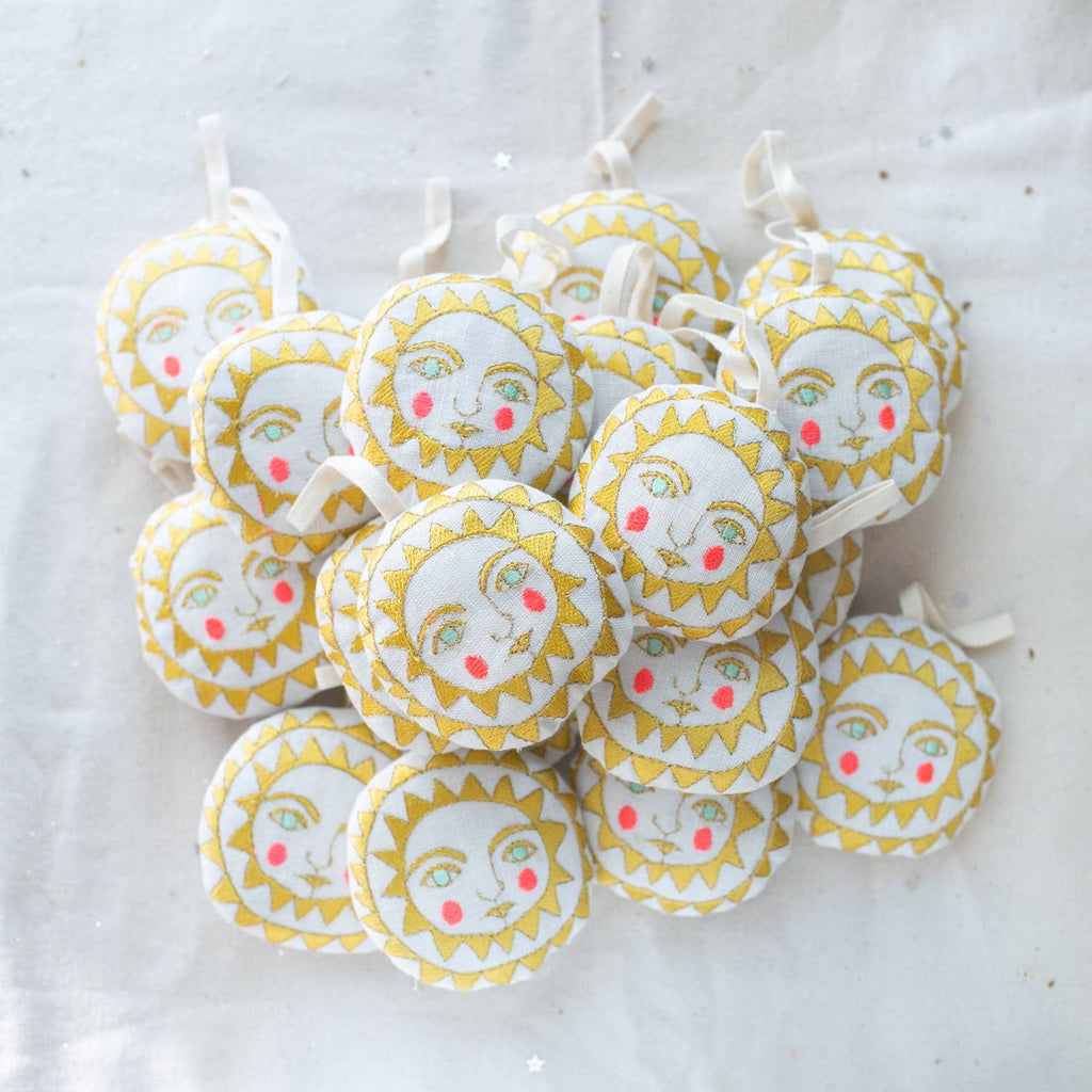 Bright Neon Sun Cotton & Lavender - Filled Ornament - bubblegum market