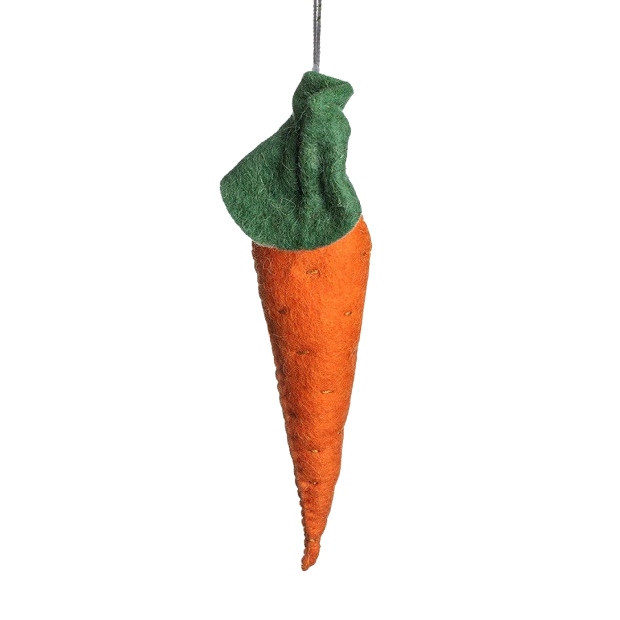 Carrot Felt Ornament - bubblegum market